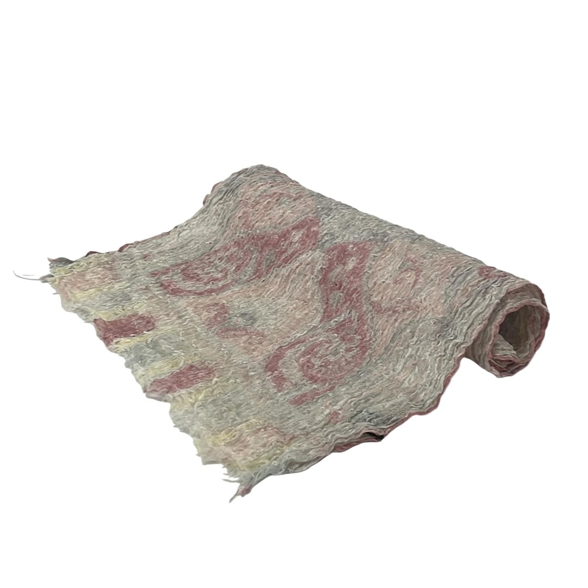 【新着】【中古】ETRO(エトロ) ストール(ショール) ライトピンク×ライトグレー×マルチ シルク