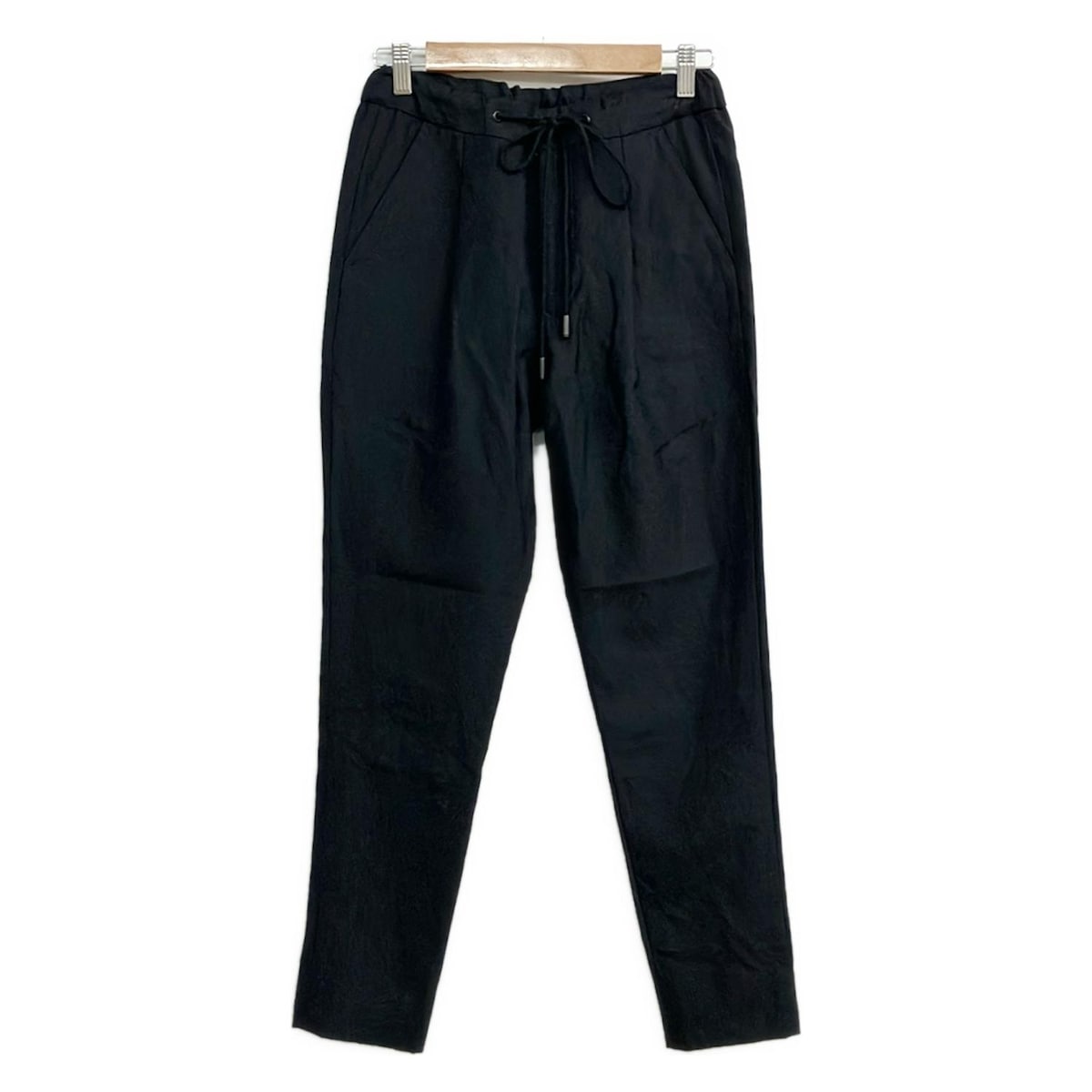 【中古】THE RERACS(リラクス) パンツ フルレングス/ウエストゴム 黒 8,151円