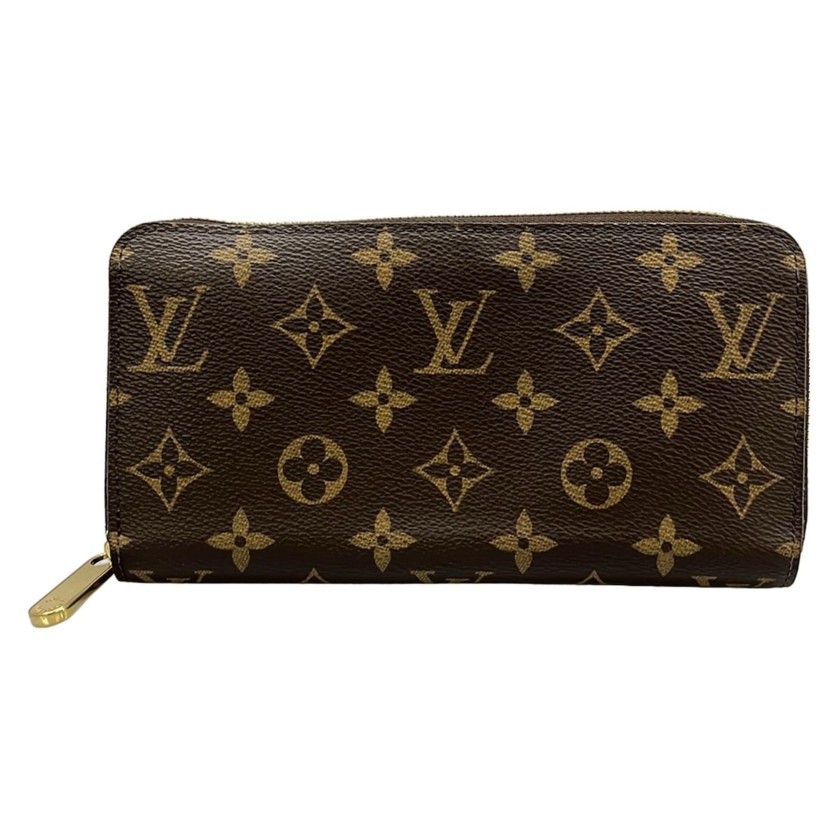 【中古】LOUIS VUITTON(ルイヴィトン) ジッピーウォレット 長財布 マロン