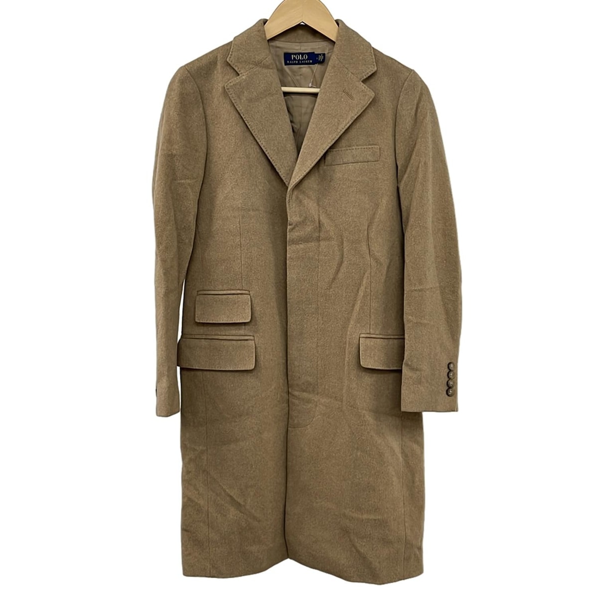【新着】【中古】POLObyRalphLauren(ポロラルフローレン) コート 長袖/カシミヤ混/冬 ベージュ