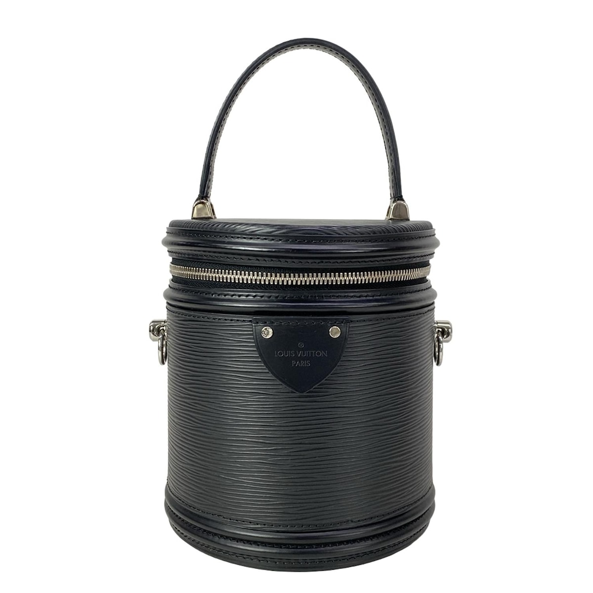 【新着】【中古】LOUIS VUITTON(ルイヴィトン) カンヌ バニティバッグ ノワール レザー、牛革