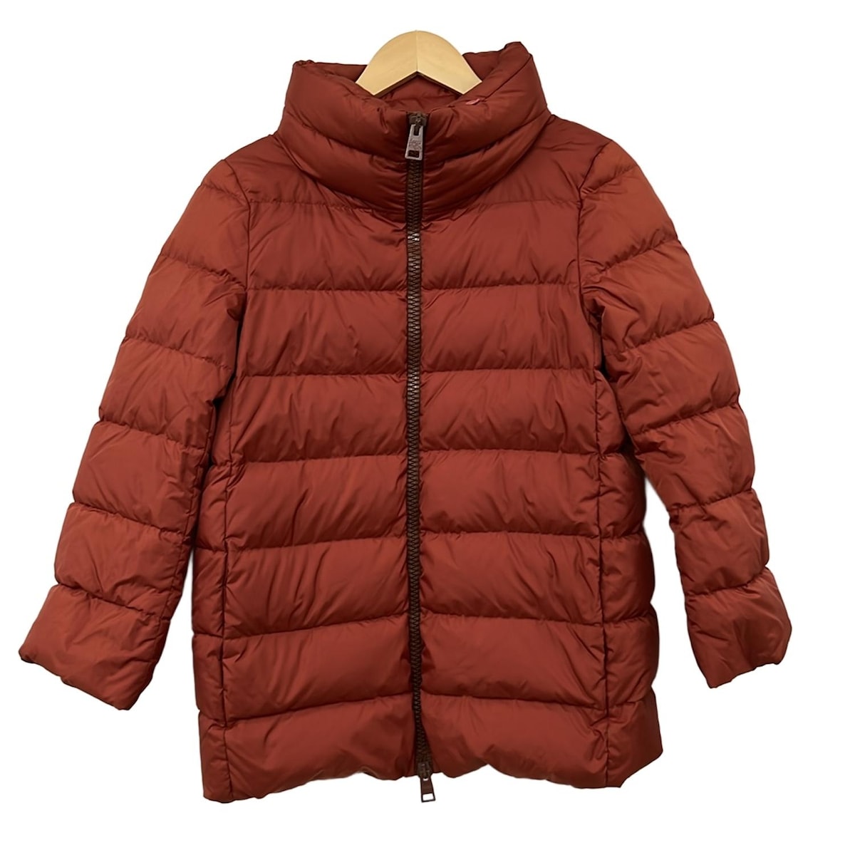 【新着】【中古】HERNO(ヘルノ) ダウンジャケット 長袖/PRODUZ LAVJAP/POLAR-TECH/冬 レッドブラウン