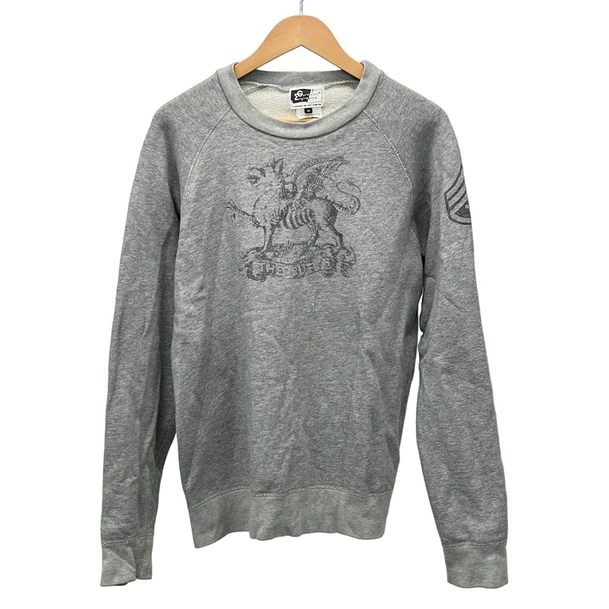 【新着】【中古】Engineered Garments(エンジニアードガーメンツ) トレーナー 長袖 グレー×黒