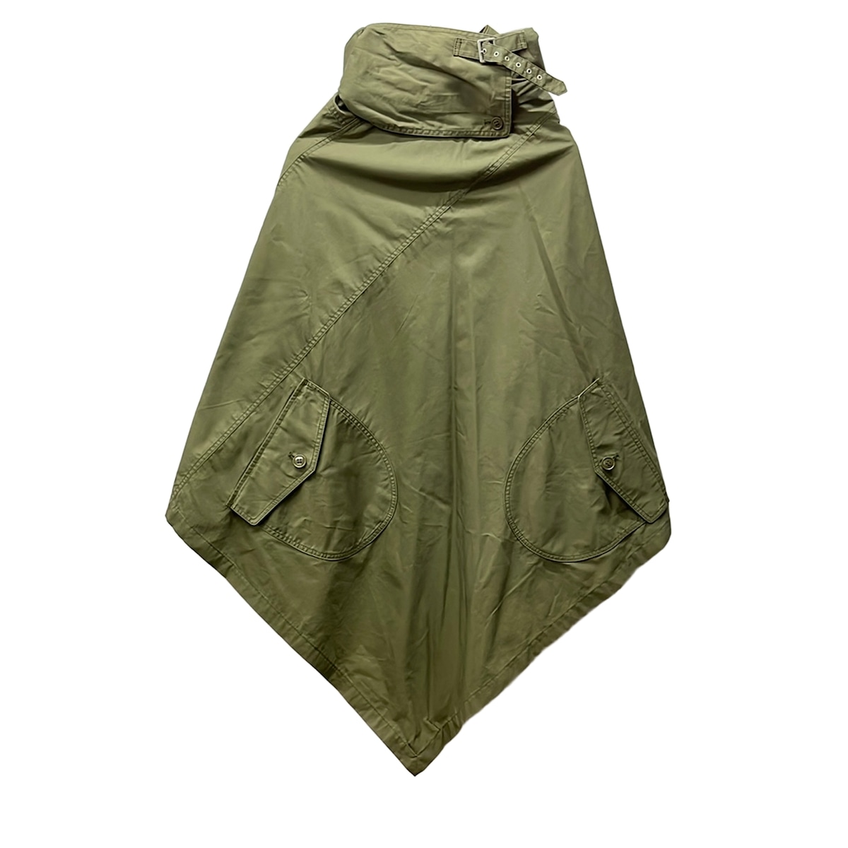 【新着】【中古】COMMEdesGARCONS JUNYA WATANABE(コムデギャルソンジュンヤワタナベ) ポンチョ インナー着脱可/秋/冬 カーキ