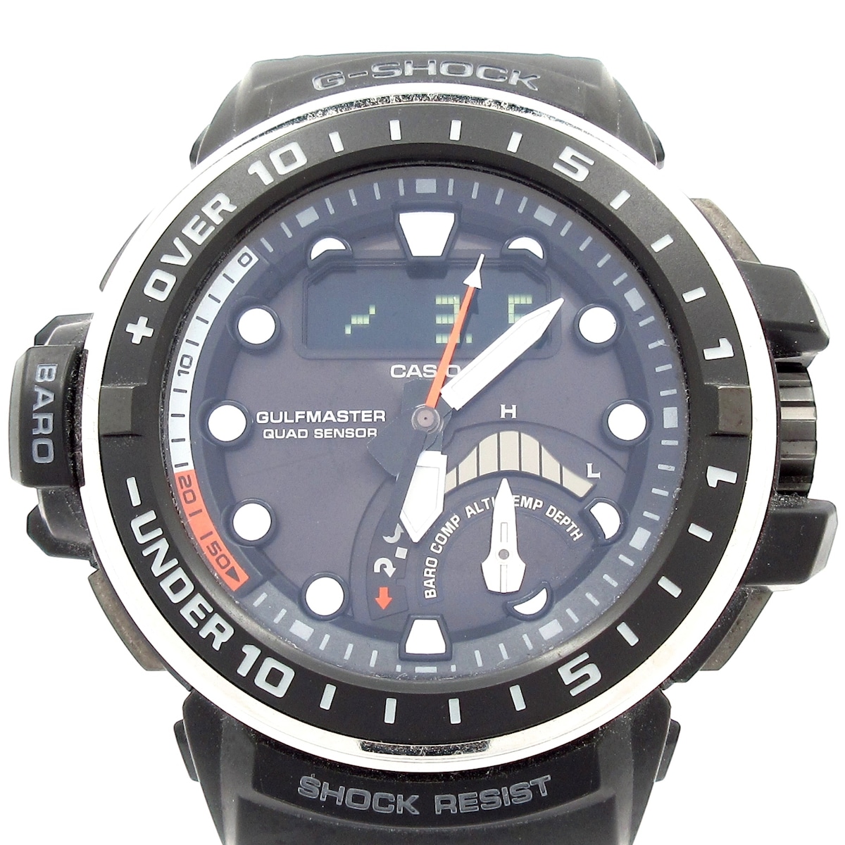 【新着】【中古】CASIO(カシオ) G-SHOCK/ガルフマスター 腕時計 電波/マルチバンド6 黒