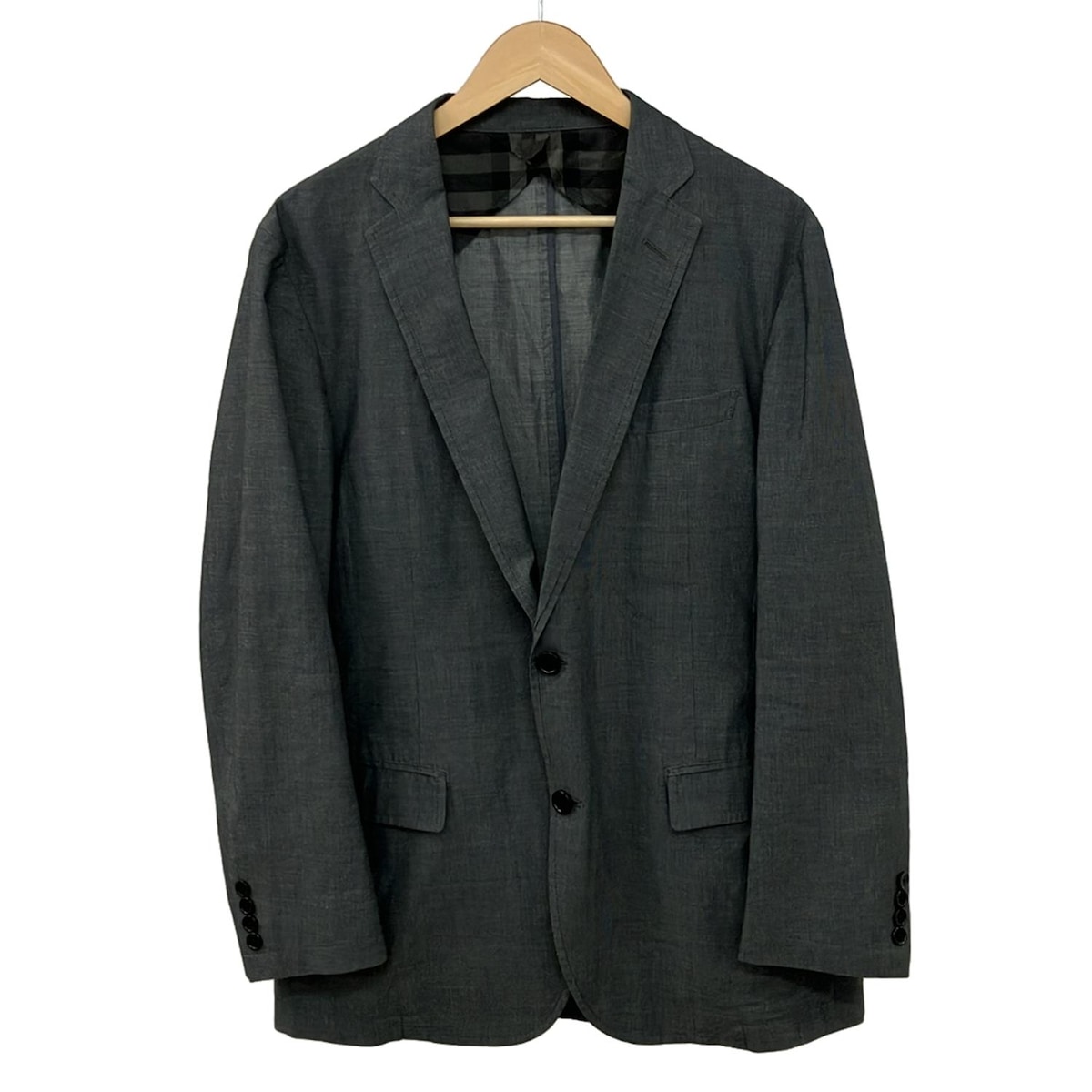 【新着】【中古】Burberry LONDON(バーバリーロンドン) ジャケット 長袖/春/秋 ダークグレー