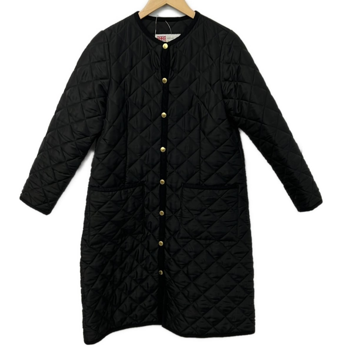【新着】【中古】TRADITIONAL WEATHERWEAR(トラディショナルウェザーウェア) コート 長袖/キルティング/中綿/秋/冬 黒