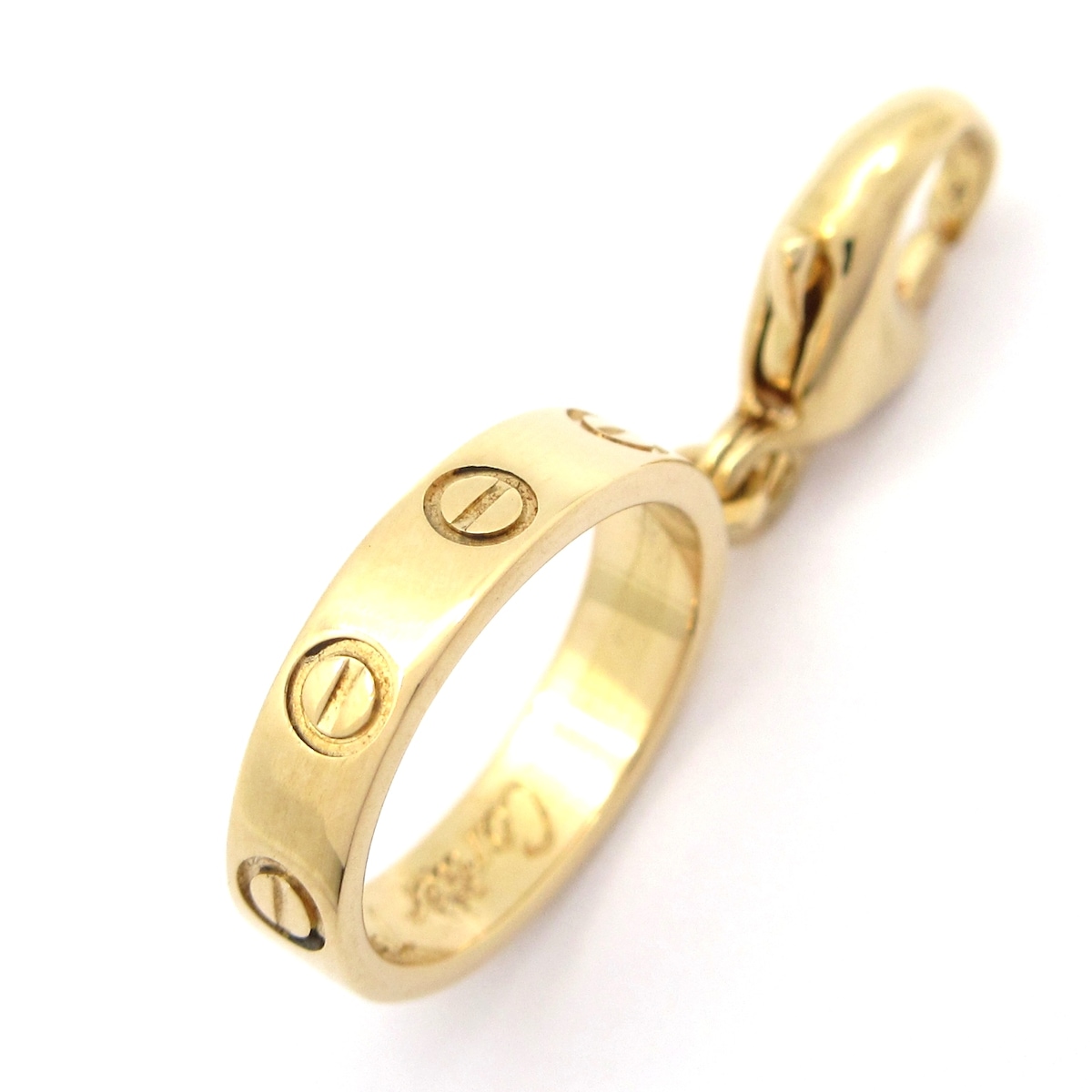 【新着】【中古】Cartier(カルティエ) ラブチャーム ペンダントトップ K18YG