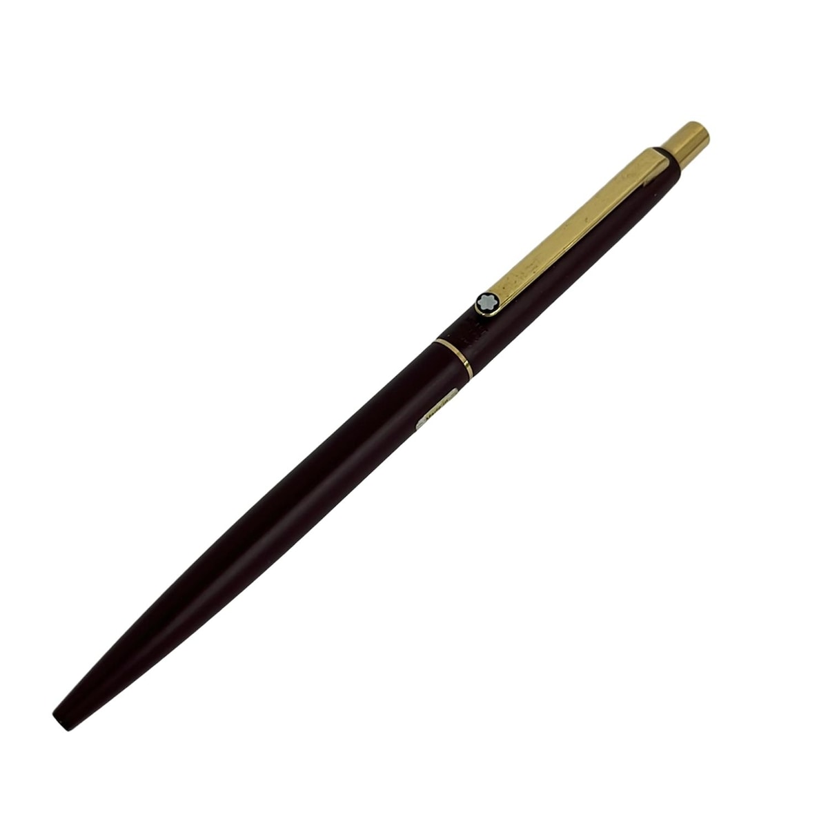 【新着】【中古】MONTBLANC(モンブラン) ボールペン インクあり(黒) ボルドー×ゴールド
