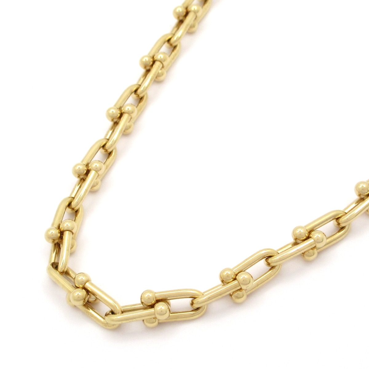【新着】【中古】TIFFANY&Co.(ティファニー) ハードウェア スモール リンク ネックレス ネックレス K18YG