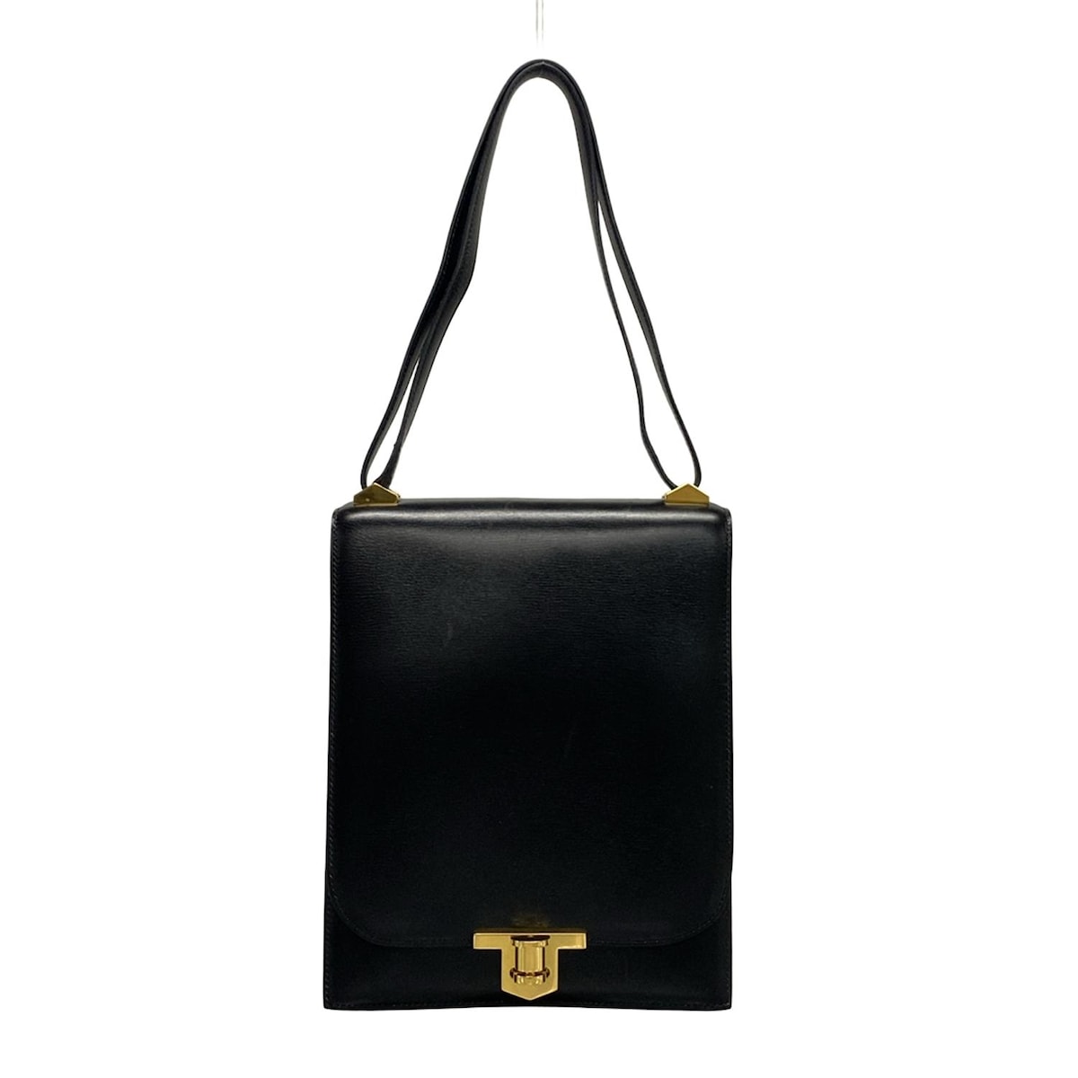 【新着】【中古】HERMES(エルメス) キャンティ ショルダーバッグ ゴールド金具 黒