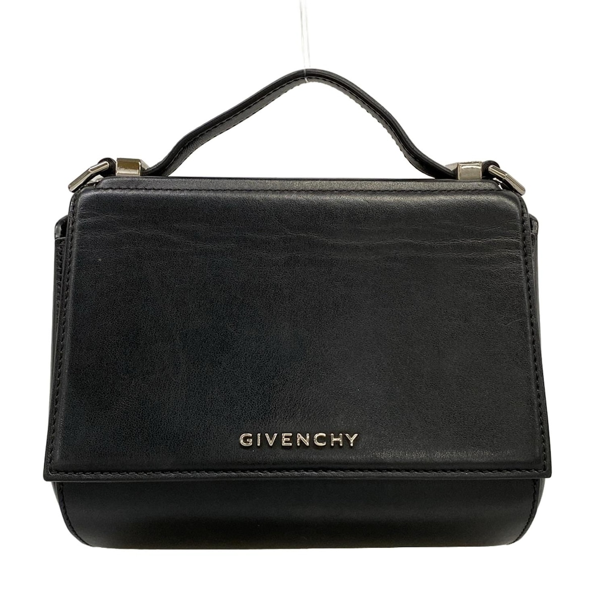 【中古】GIVENCHY(ジバンシー) パンドラボックス ミニ ハンドバッグ 黒 レザー|ブランディア 店