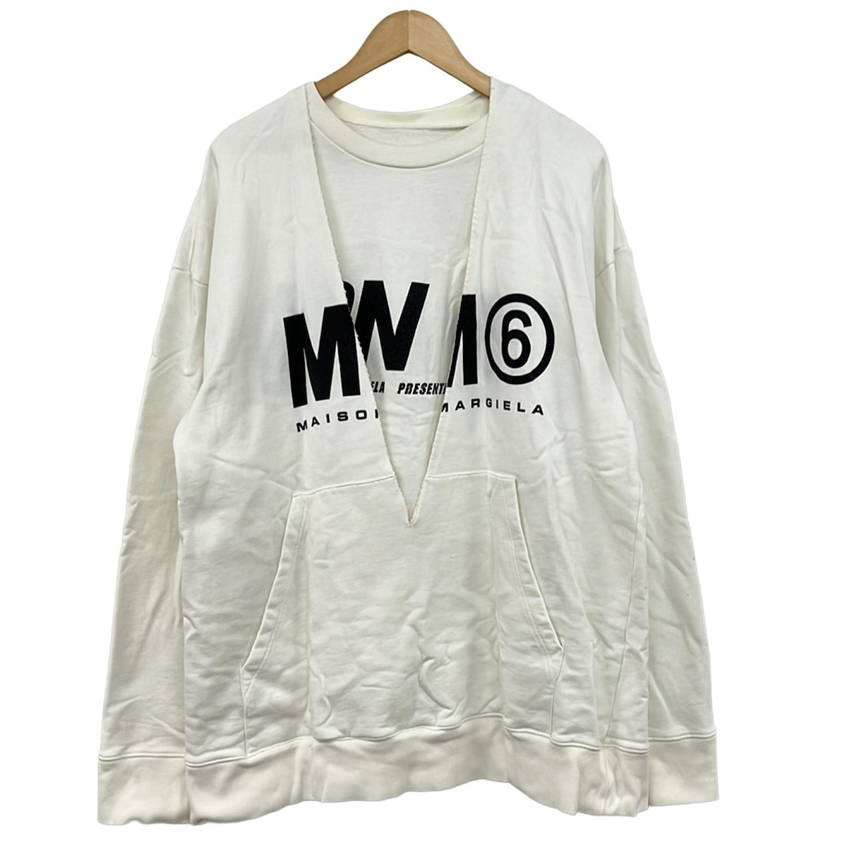 【新着】【中古】MM6(エムエムシックス) アンサンブル 白×黒