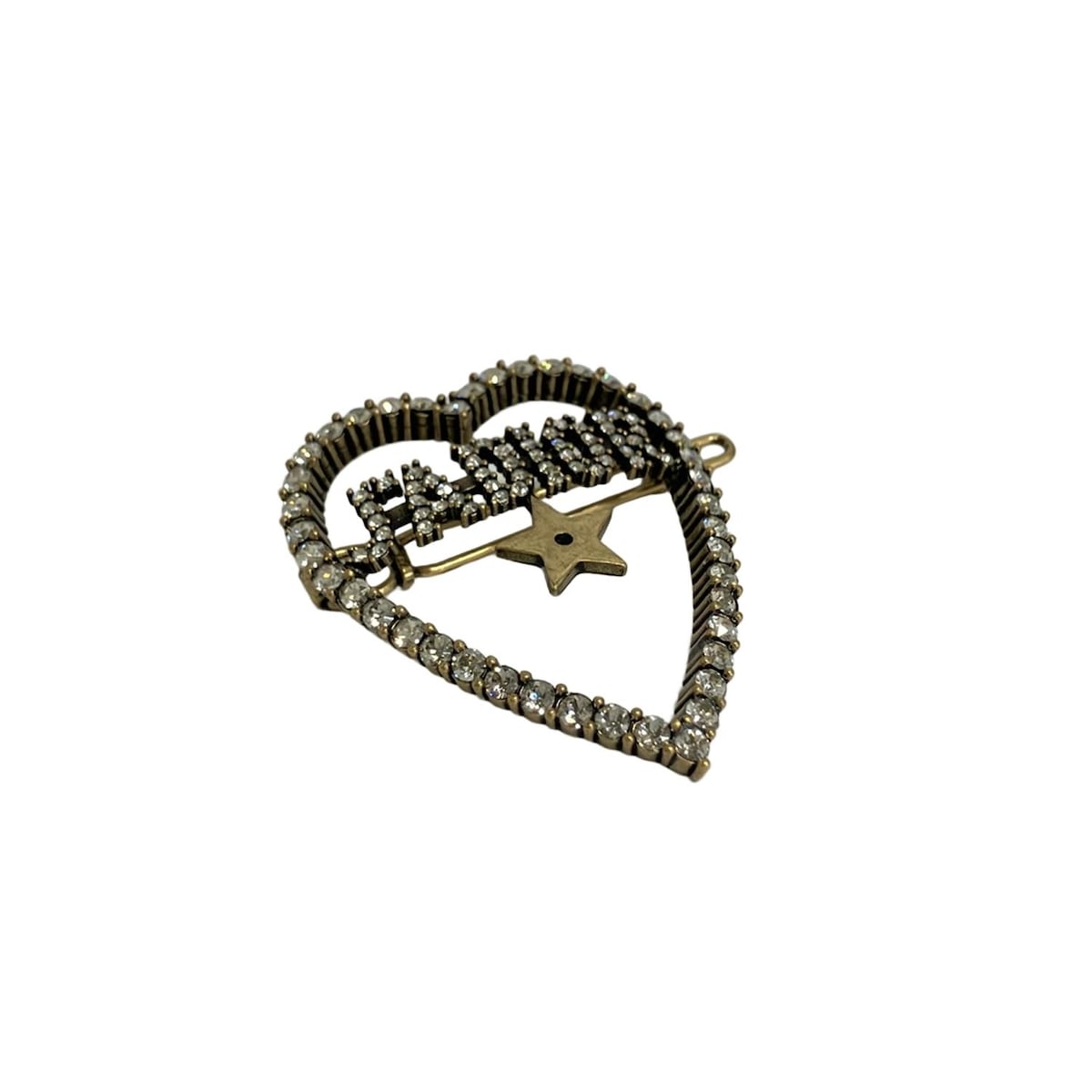 【新着】【中古】DIOR/ChristianDior(ディオール/クリスチャンディオール) J'ADIOR(ジャディオール) バレッタ ゴールド×クリア