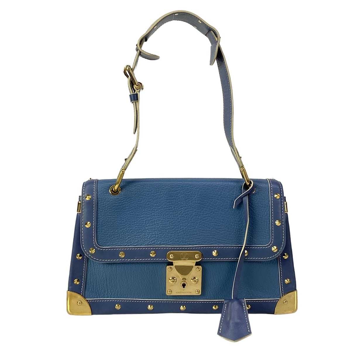 【新着】【中古】LOUIS VUITTON(ルイヴィトン) タランテュー ショルダーバッグ ブルー レザー