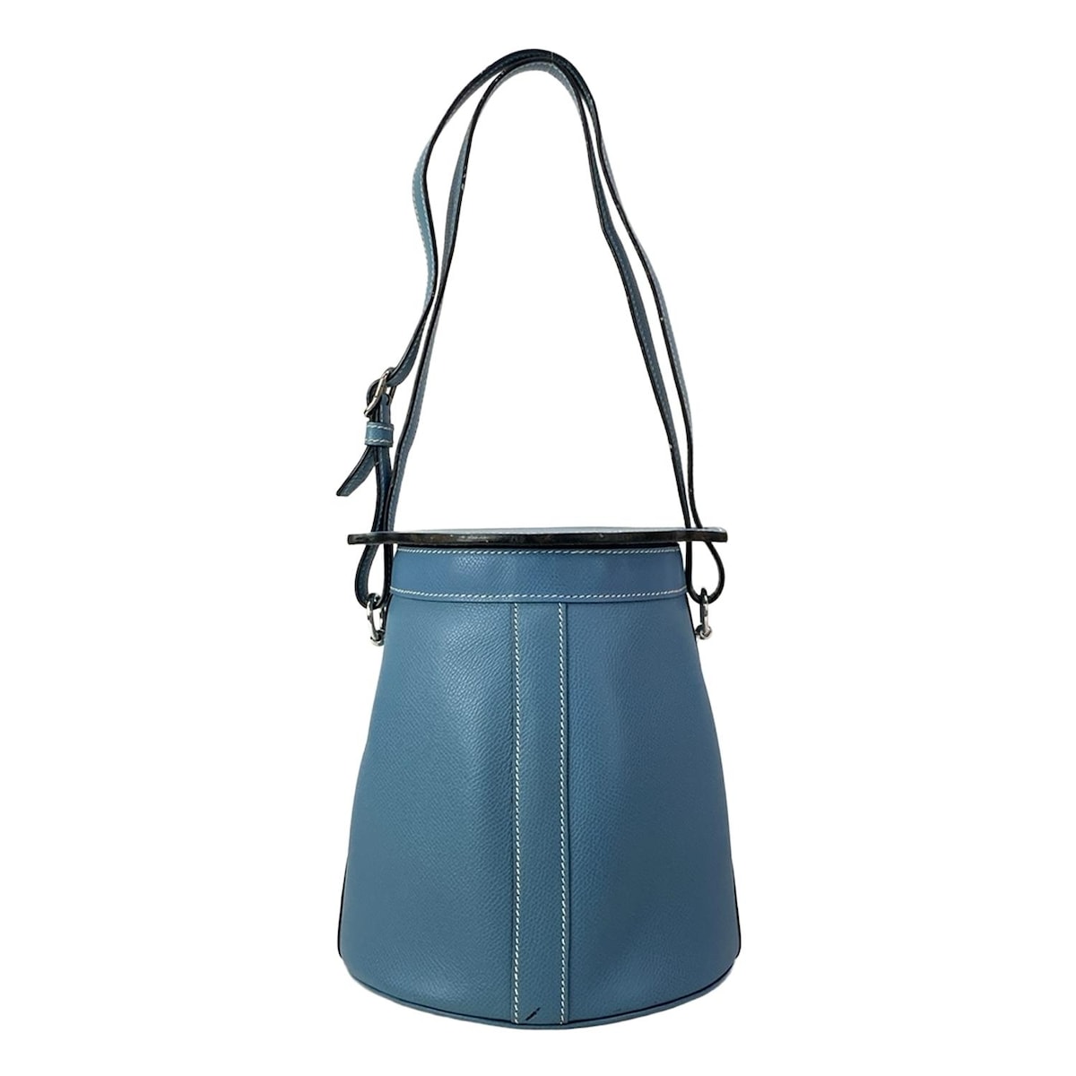 HERMES(エルメス) ショルダーバッグ ファーミングPM ブルージーン シルバー金具 HERMES(エルメス) ファーミングPM ショルダーバッグ シルバー金具
