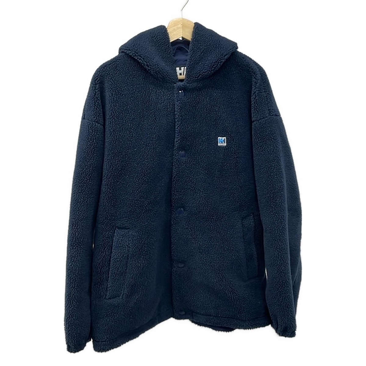 【新着】【中古】HELLY HANSEN(ヘリーハンセン) ブルゾン 長袖/ボア/秋/冬 ネイビー