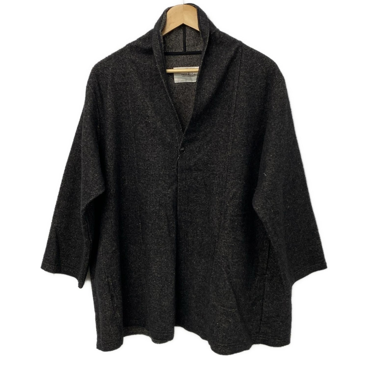 【新着】【中古】nest Robe(ネストローブ) コート 長袖/秋/冬 黒 6,720円