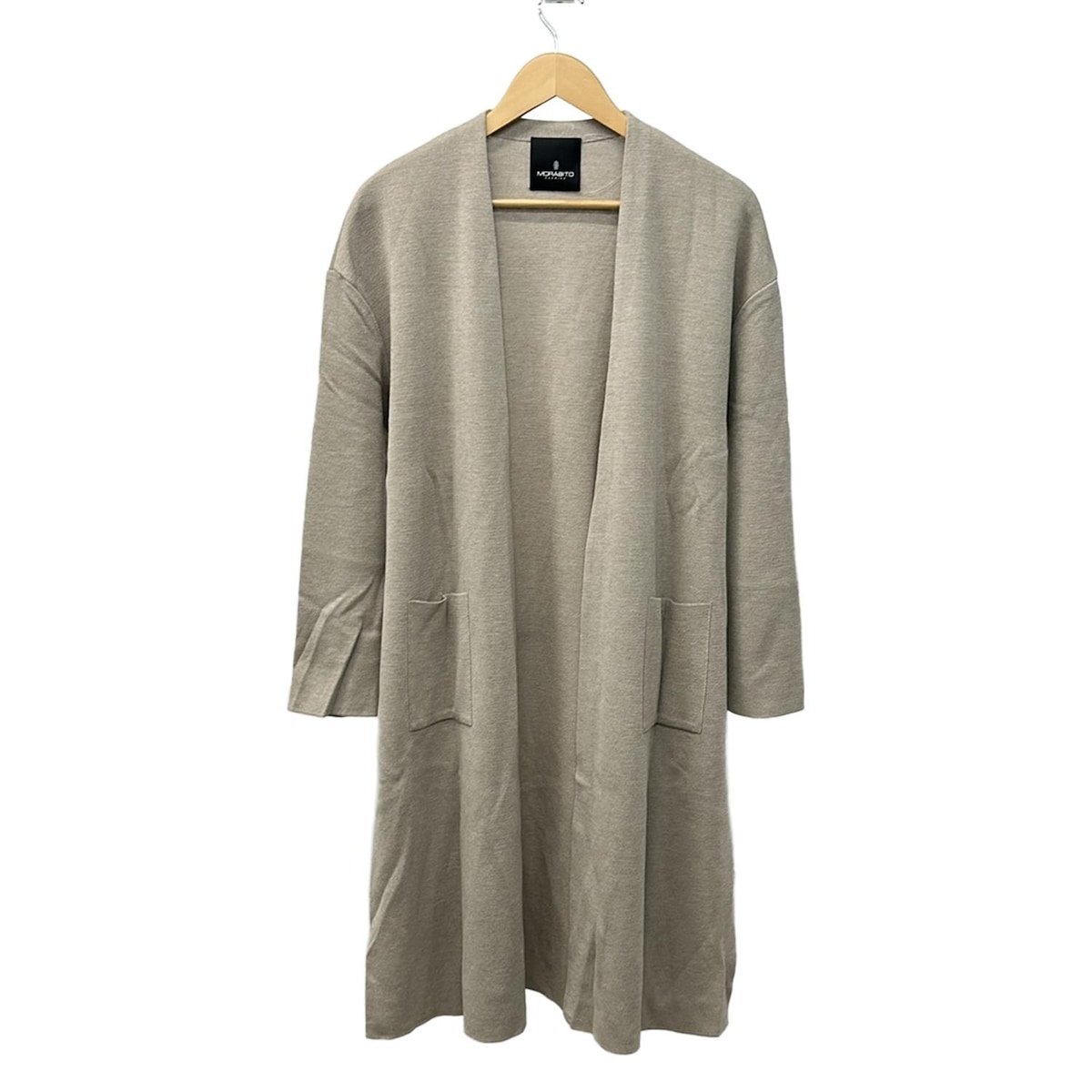 【中古】MORABITO(モラビト) コート 長袖/ニット/PREMIER/春/秋 グレーベージュ 8,018円