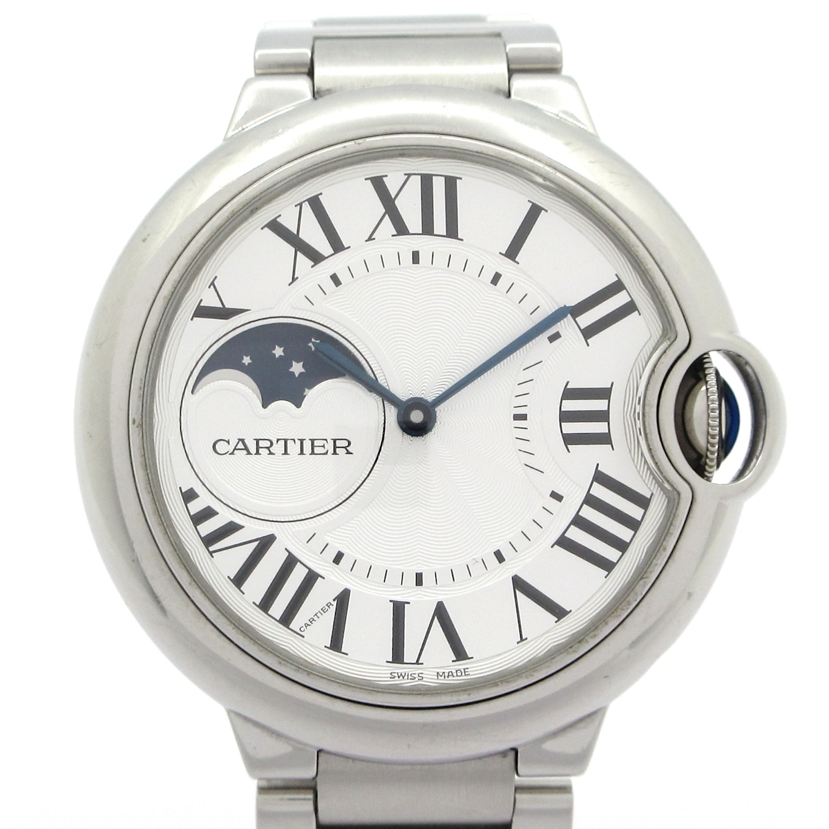【中古】Cartier(カルティエ) バロンブルーLM 腕時計 SS シルバー