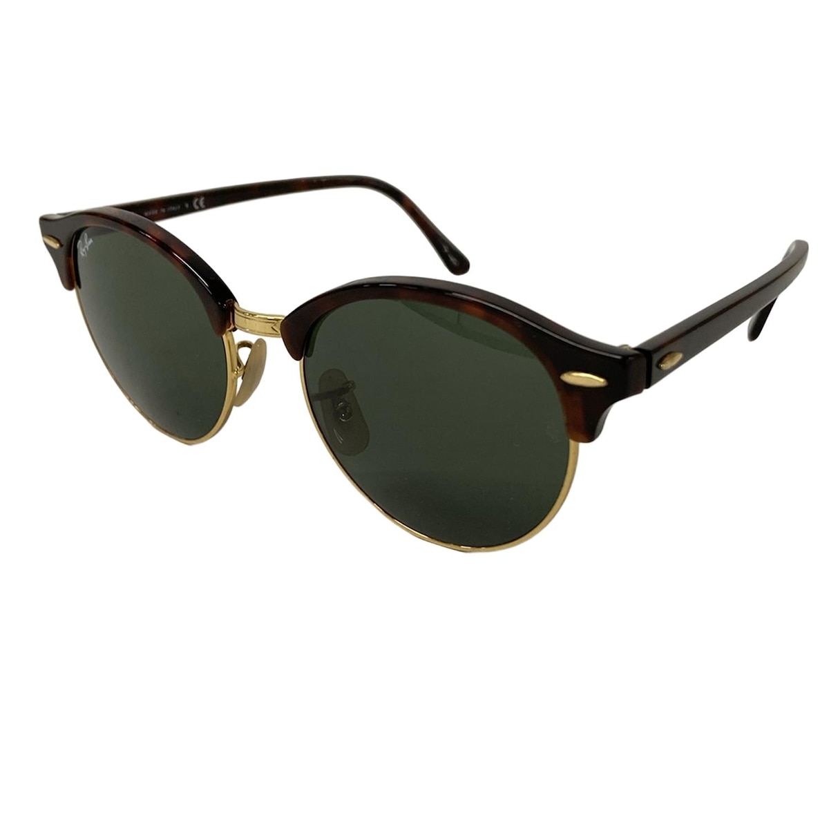 【新着】【中古】Ray-Ban(レイバン) サングラス 黒×ブラウン×ゴールド