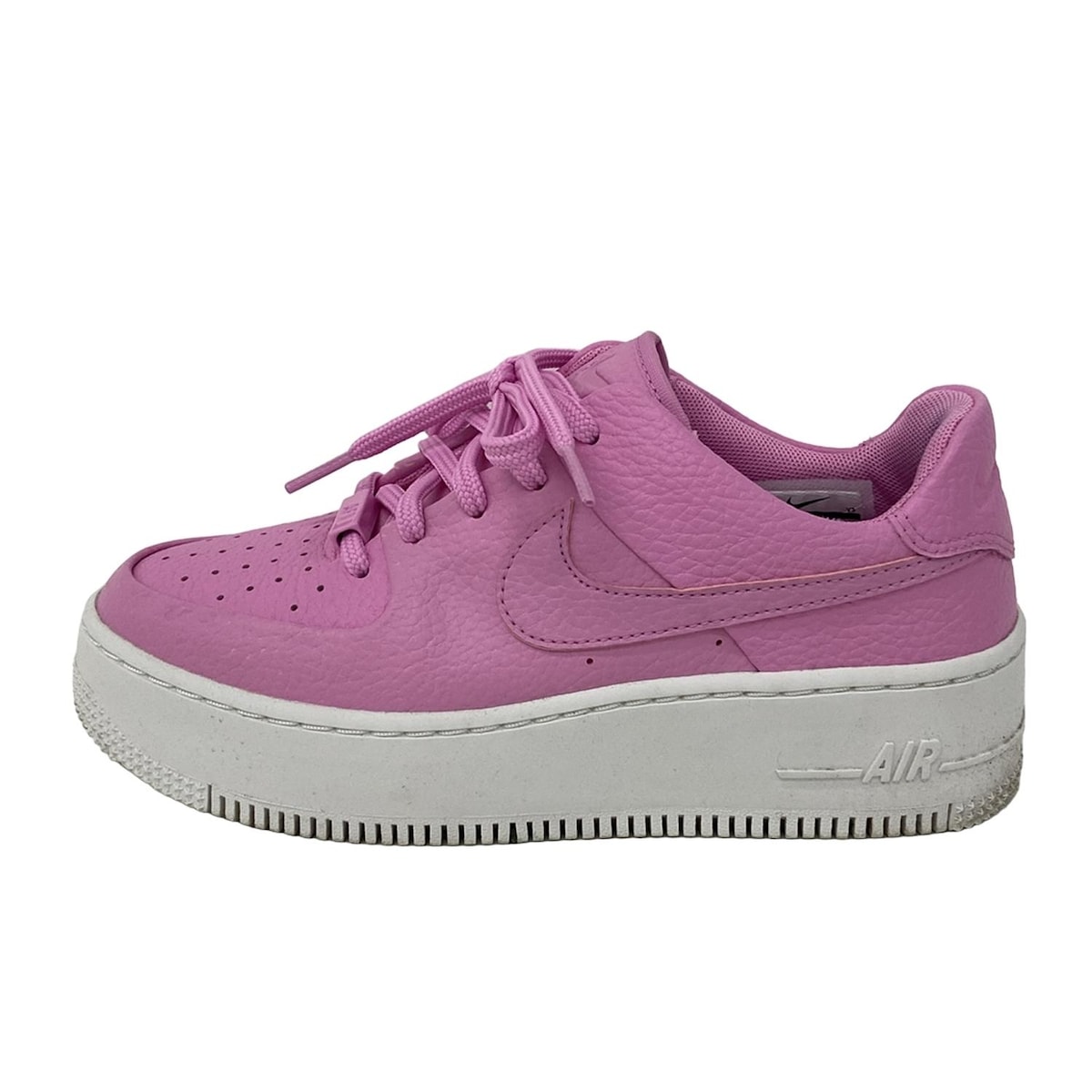 【新着】【中古】NIKE(ナイキ) エアフォース1 セイジ ロー スニーカー ピンク レザー