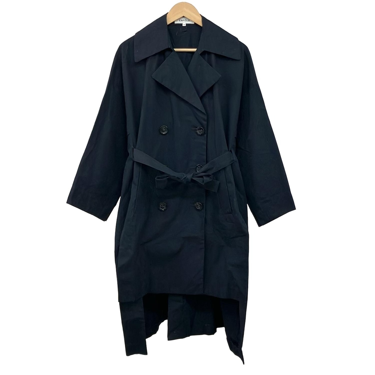 【新着】【中古】ENFOLD(エンフォルド) コート 七分袖/春/秋 ネイビー