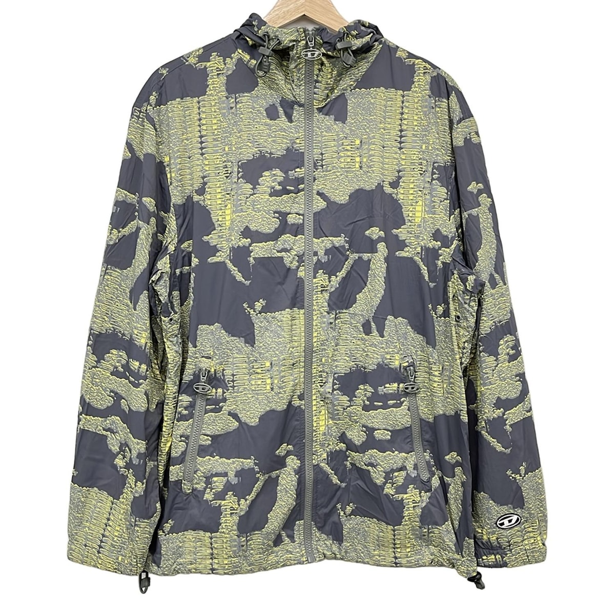 【新着】【中古】DIESEL(ディーゼル) ブルゾン 長袖/秋/春 ダークグレー×イエロー