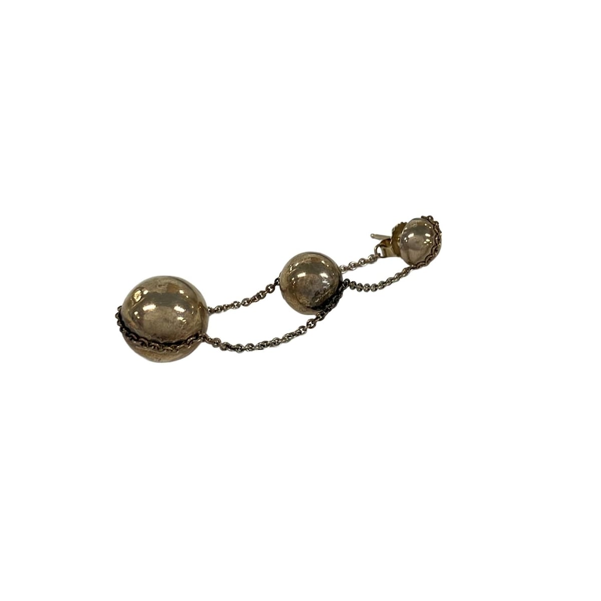 【新着】【中古】TIFFANY&Co.(ティファニー) ハードウェア トリプルドロップ ピアス ピアス（片側） シルバー
