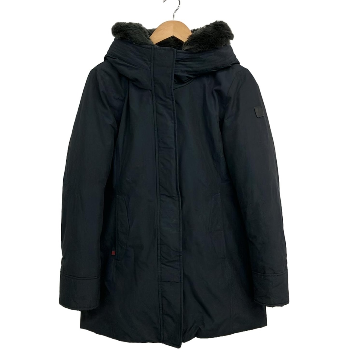 【新着】【中古】WOOLRICH(ウールリッチ) コート 長袖/ジップアップ/中綿/冬 ダークネイビー