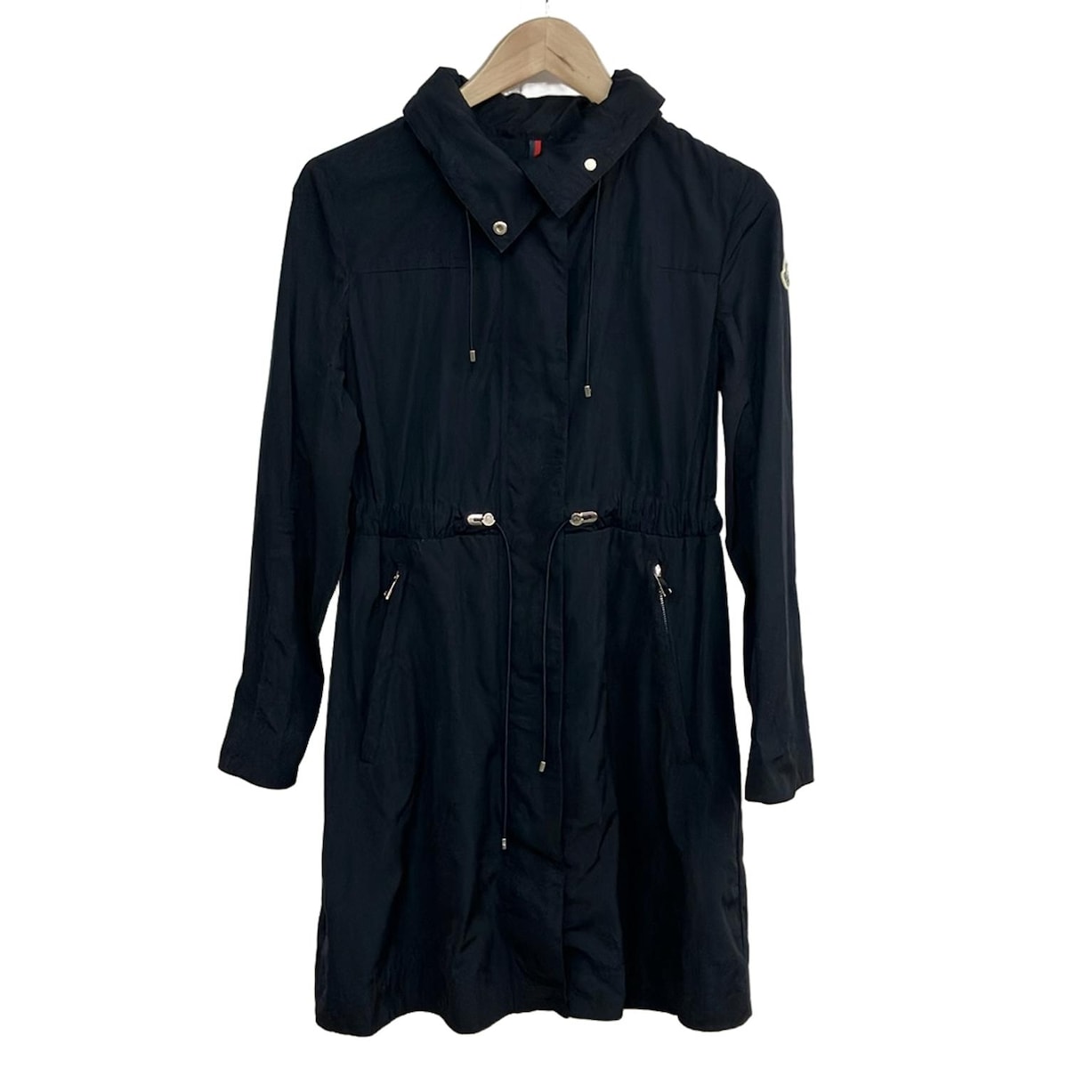 【新着】【中古】MONCLER(モンクレール) MALACHITE コート 長袖/ジップアップ/フード収納可/春/秋 ダークネイビー 30,155円