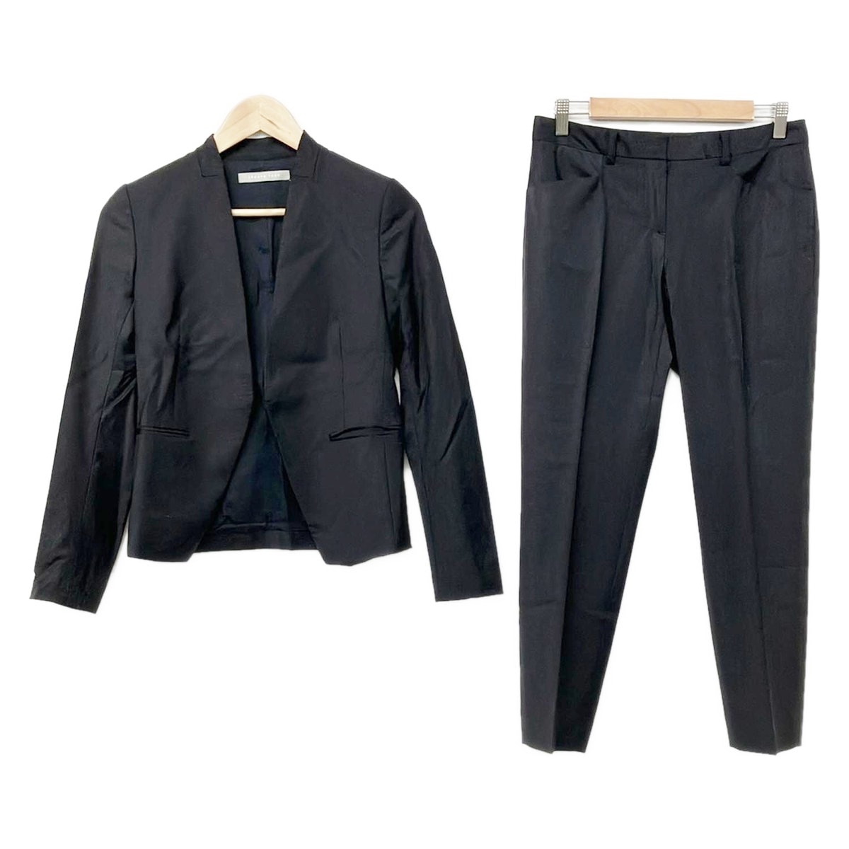【新着】【中古】theory luxe(セオリーリュクス) レディースパンツスーツ ダークネイビー
