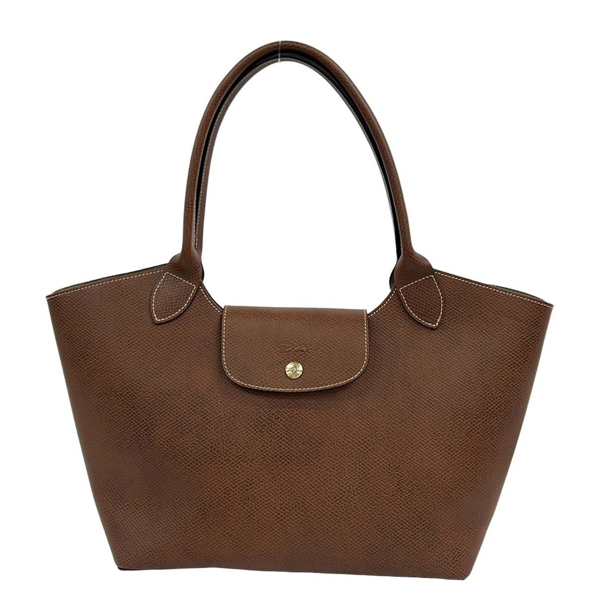 【新着】【中古】LONGCHAMP(ロンシャン) エピュレ L ショルダーバッグ ショルダーバッグ ブラウン レザー