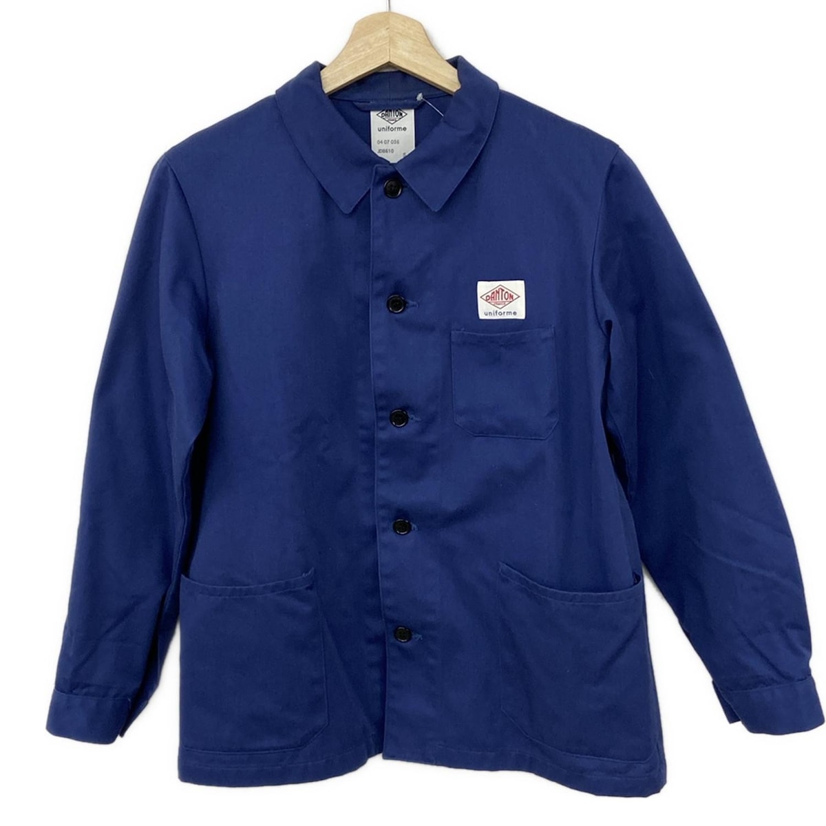 【新着】【中古】DANTON(ダントン) 長袖シャツ UNIFORME ネイビー