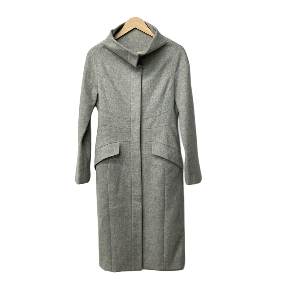 【新着】【中古】BERARDI(ベラルディ) コート 長袖/カシミヤ/ロング丈/冬 ライトグレー
