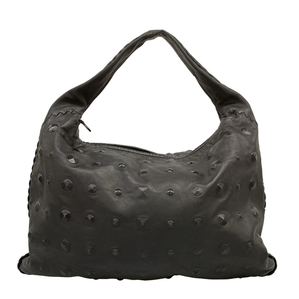 【新着】【中古】BOTTEGA VENETA(ボッテガヴェネタ) ショルダーバッグ 黒 レザー