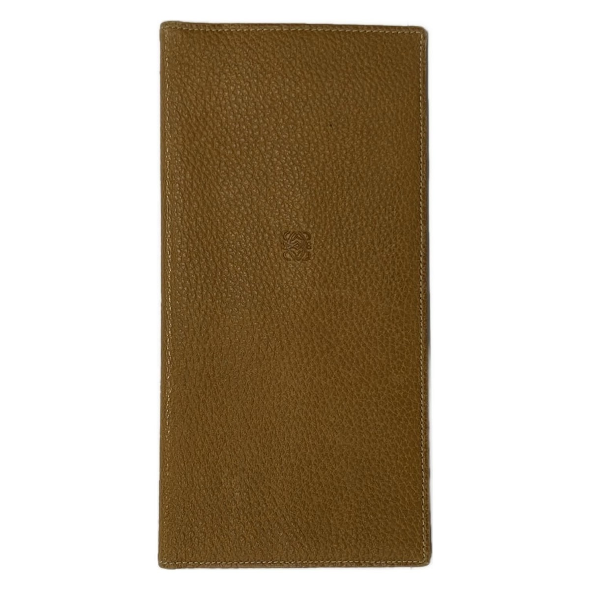 【新着】【中古】LOEWE(ロエベ) 札入れ ライトブラウン レザー