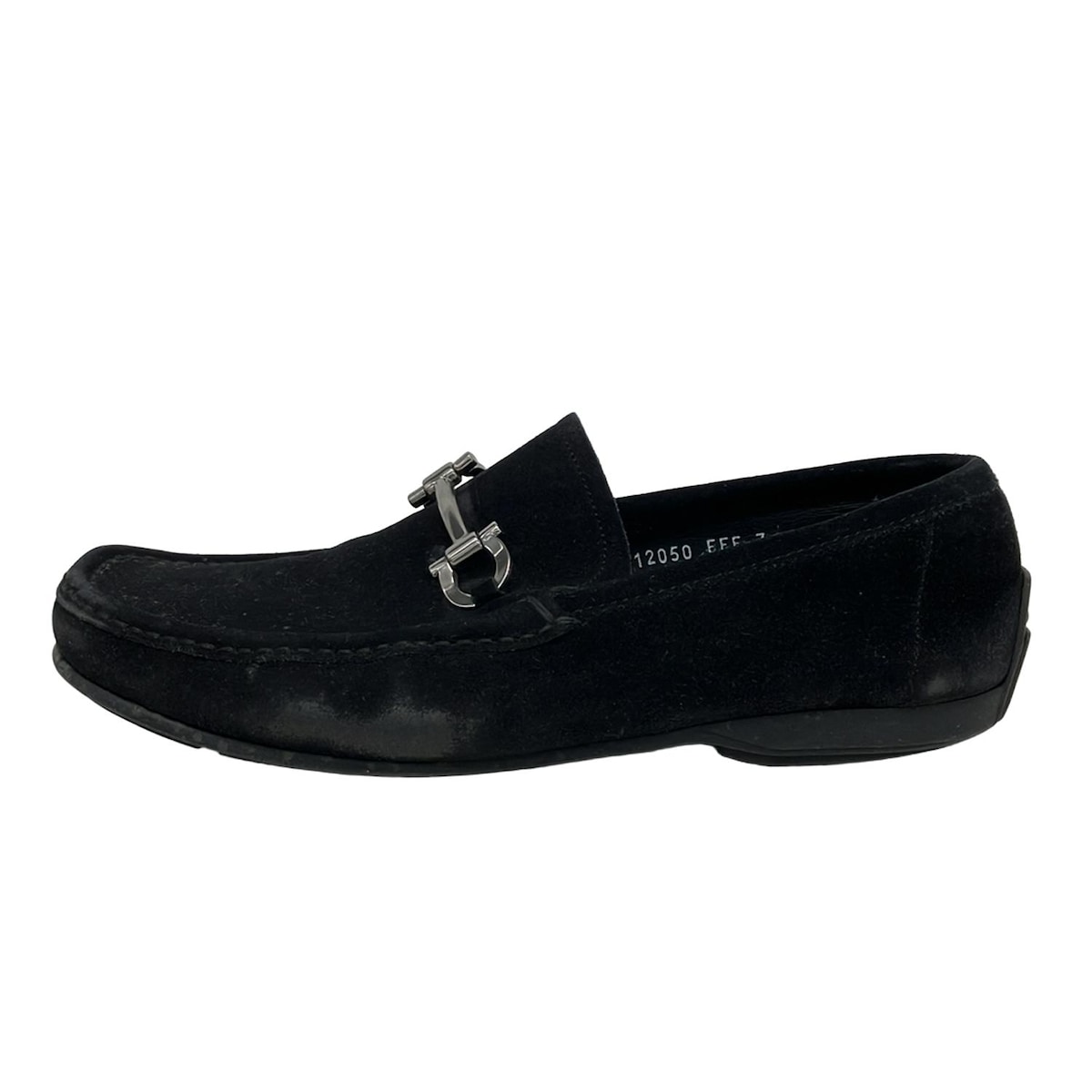 【新着】【中古】FERRAGAMO/SalvatoreFerragamo(サルバトーレフェラガモ) ローファー ガンチーニ 黒
