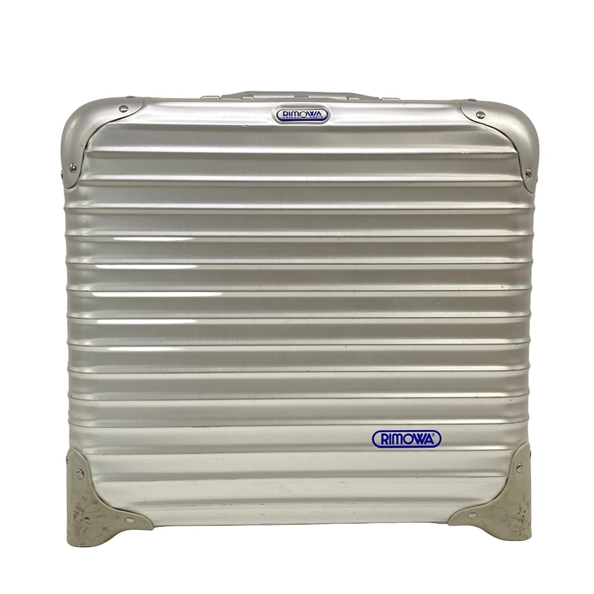【新着】【中古】RIMOWA(リモワ) トパーズ ビジネストロリー キャリーバッグ 25L/2輪/ダイヤルロック「000」/仕切り取り外し可 シルバー
