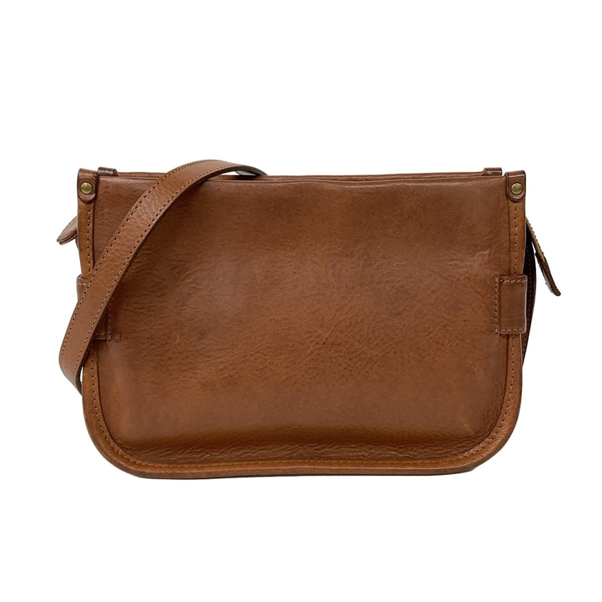 【中古】Dakota(ダコタ) ショルダーバッグ ブラウン レザー