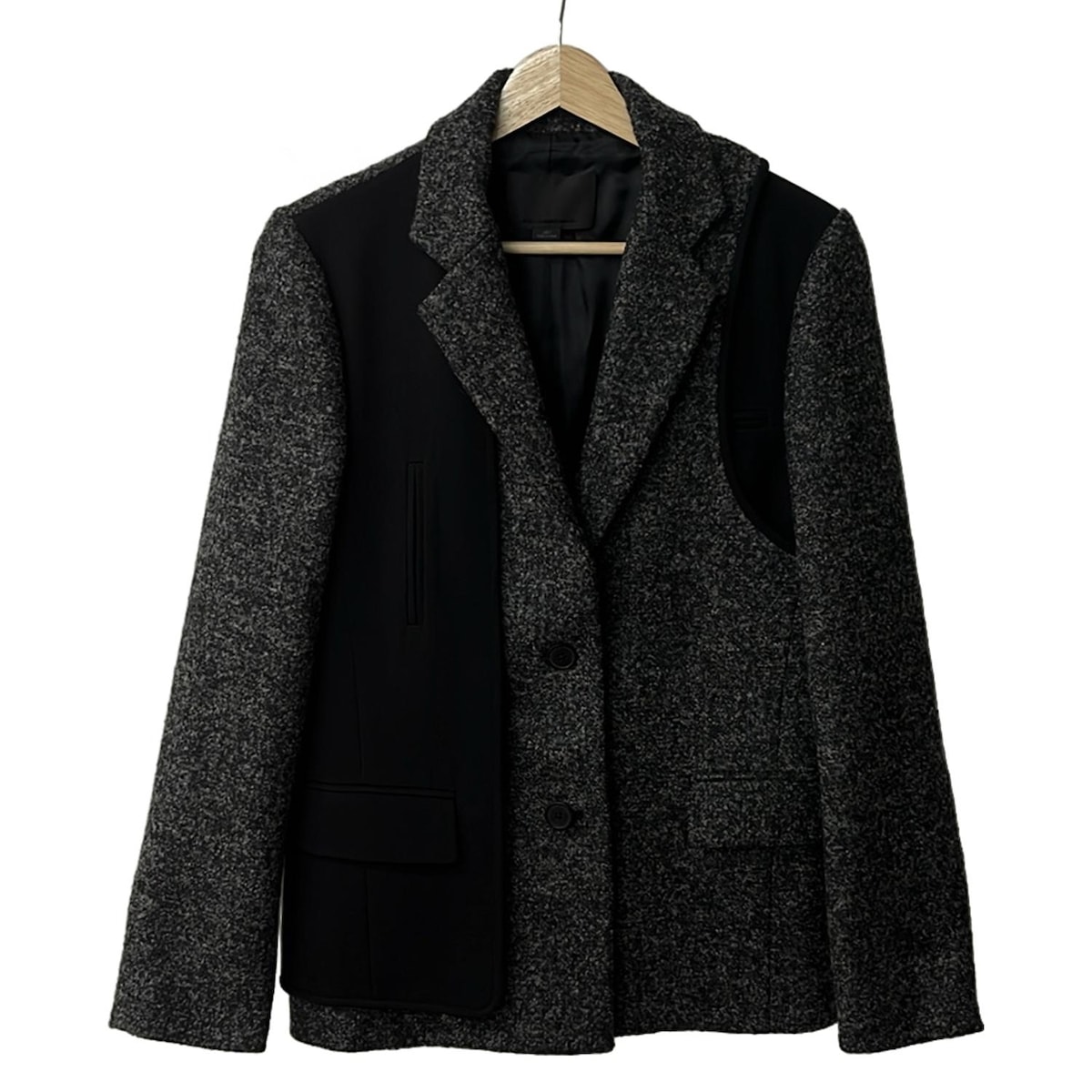 【中古】ALEXANDER WANG(アレキサンダーワン) ジャケット 長袖/冬/秋 ダークグレー×黒