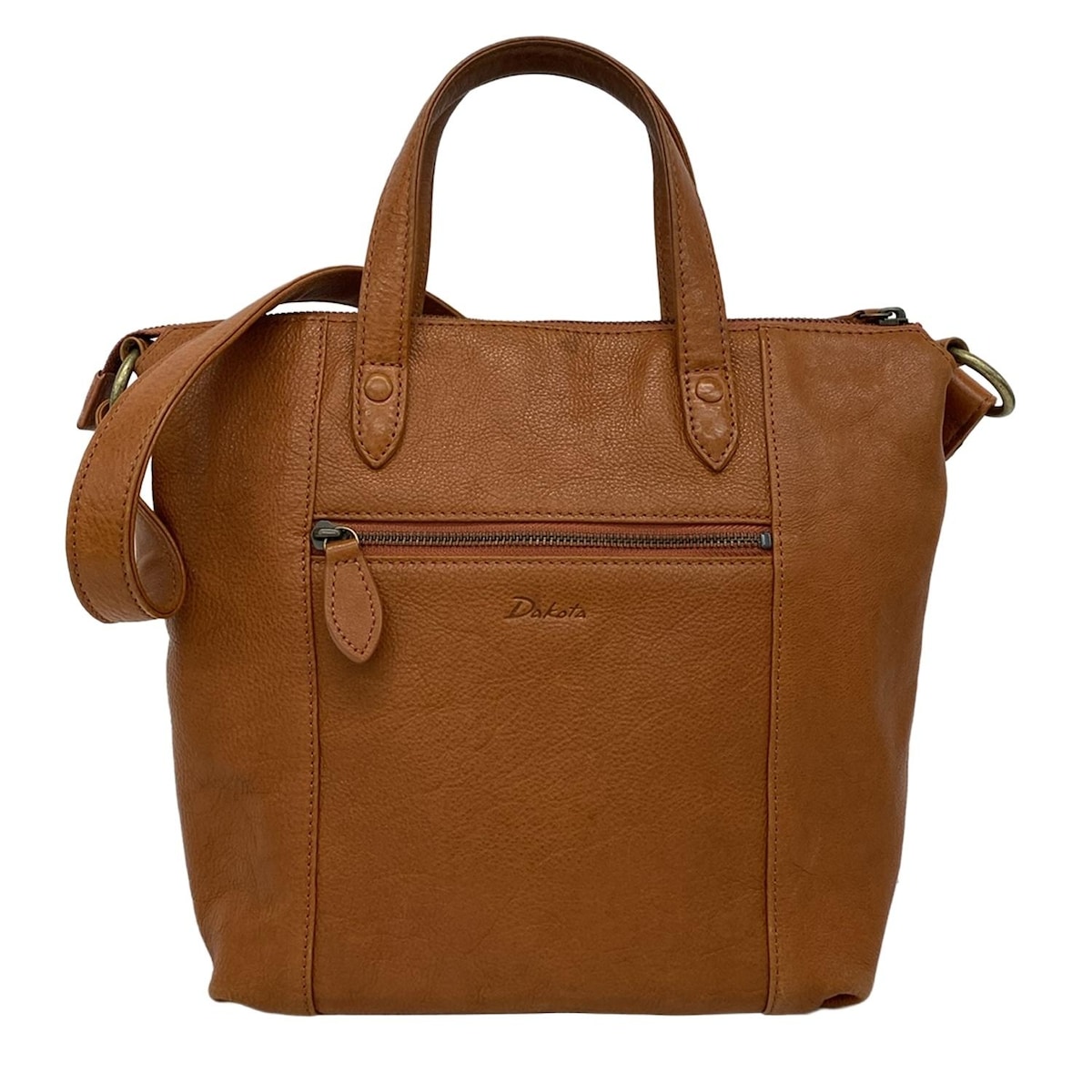 【中古】Dakota(ダコタ) ハンドバッグ ブラウン レザー