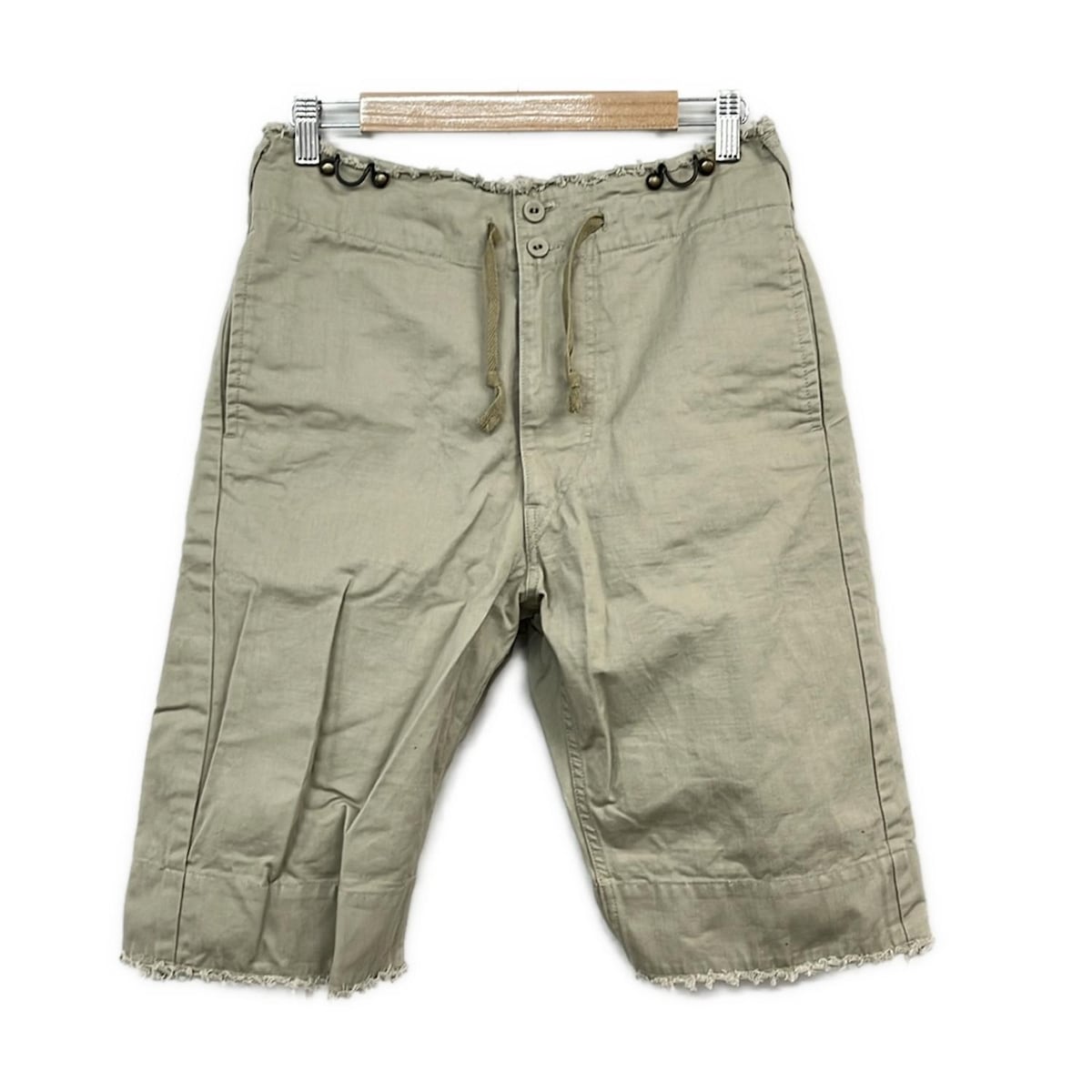 【中古】KAPITAL(キャピタル) ハーフパンツ グレーベージュ