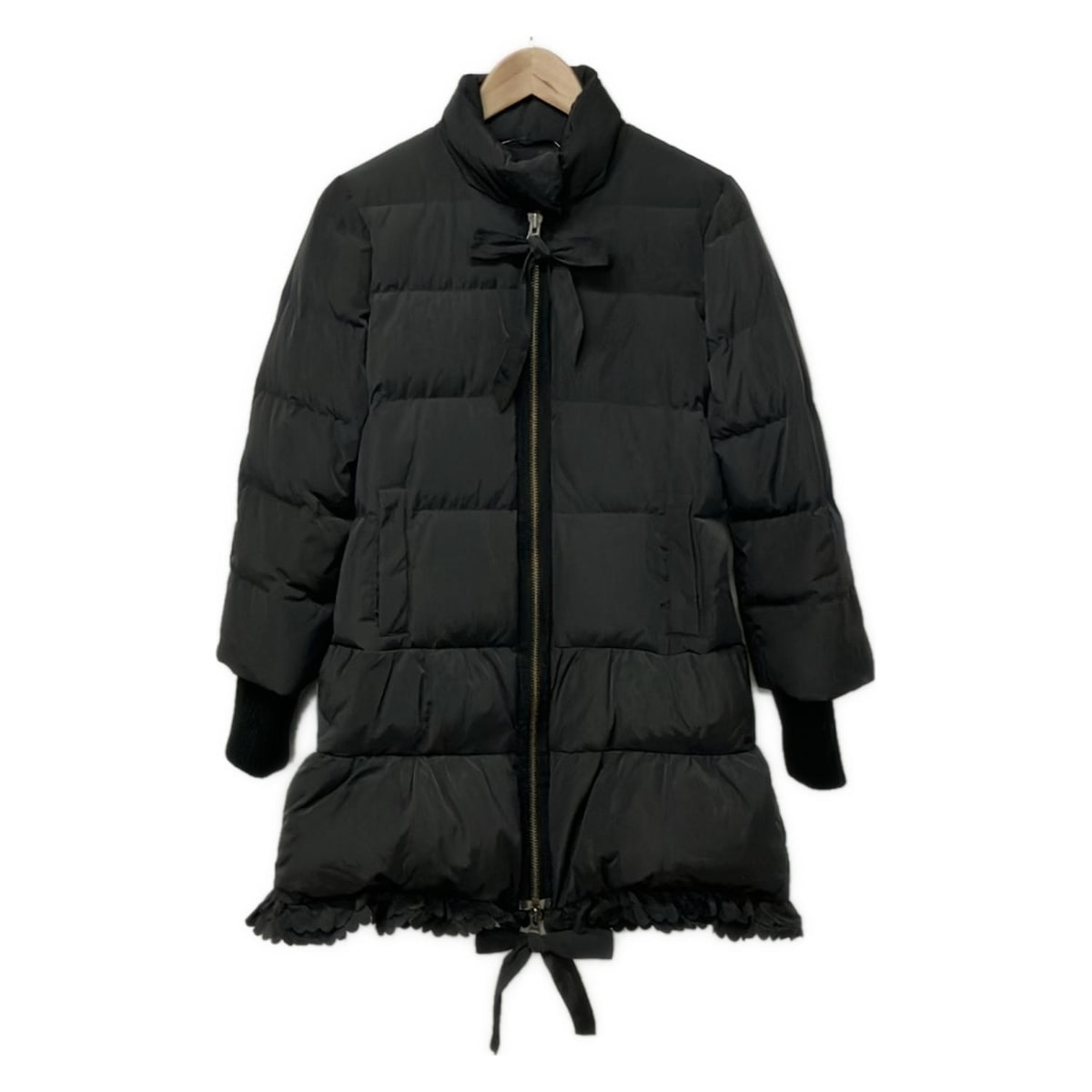 【新着】【中古】RED VALENTINO(レッドバレンチノ) ダウンコート 長袖/冬 ダークグレー