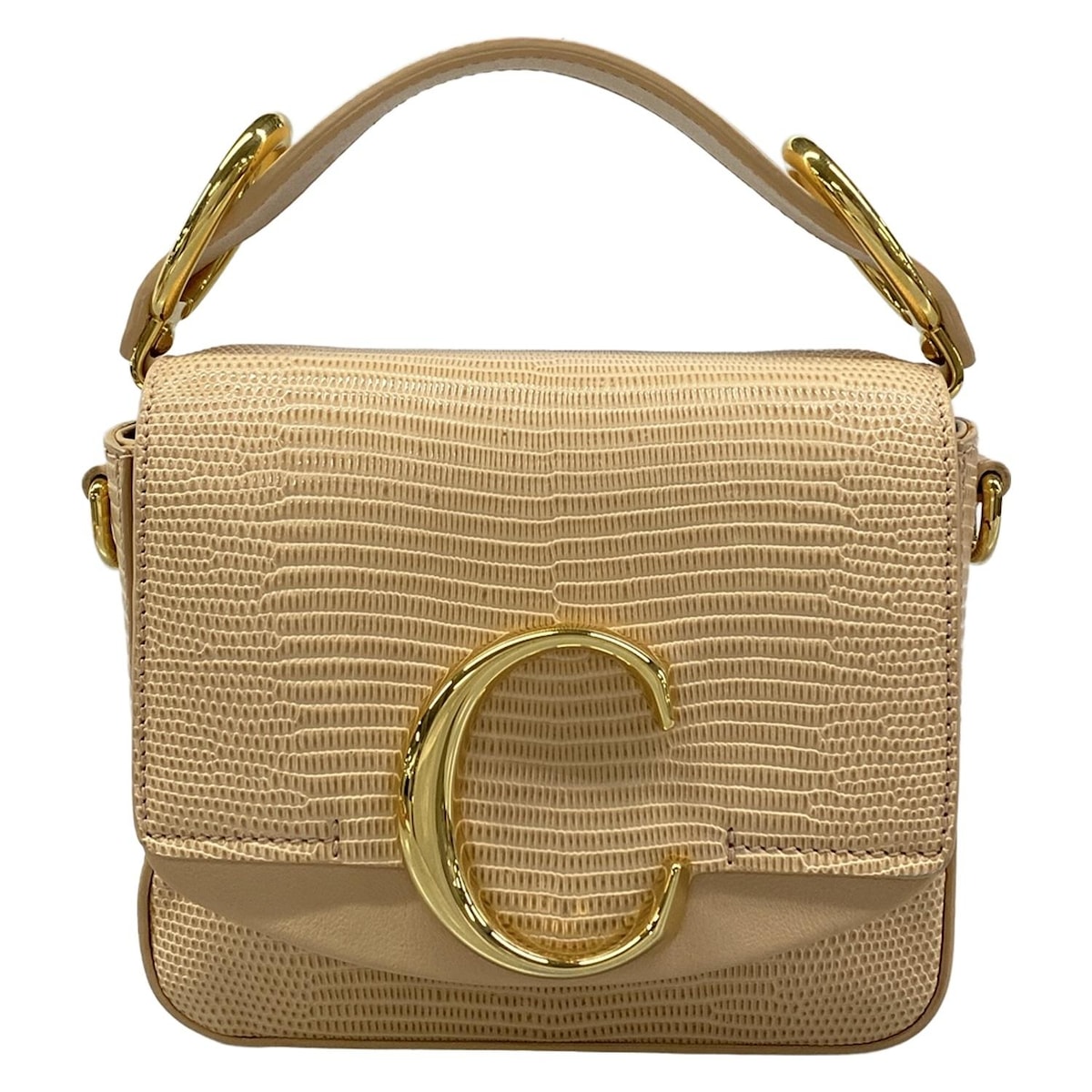 【新着】【中古】Chloe(クロエ) クロエシーミニバッグ ハンドバッグ ベージュ レザー 40,526円