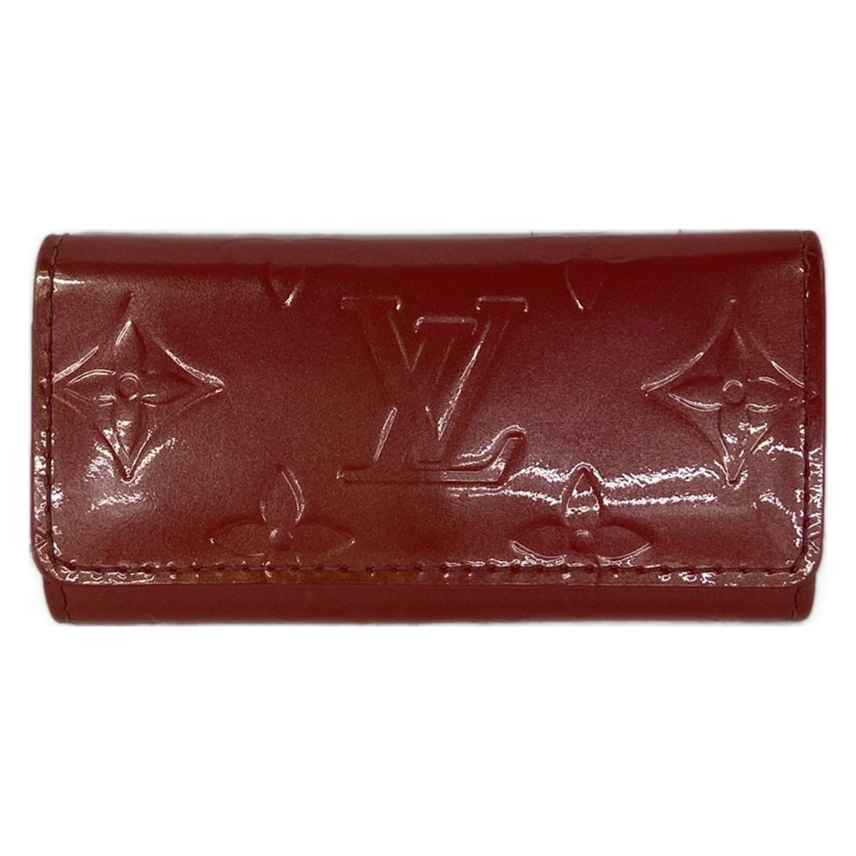 【新着】【中古】LOUIS VUITTON(ルイヴィトン) ミュルティクレ4 キーケース フランボワーズ レザー