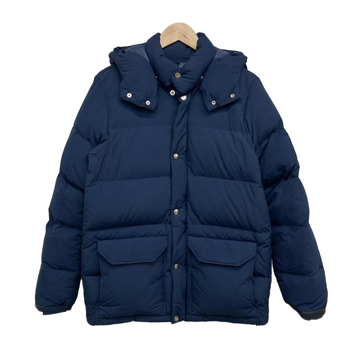 【新着】【中古】THE NORTH FACE(ノースフェイス) ダウンジャケット 長袖/フード取り外し可/冬 ネイビー