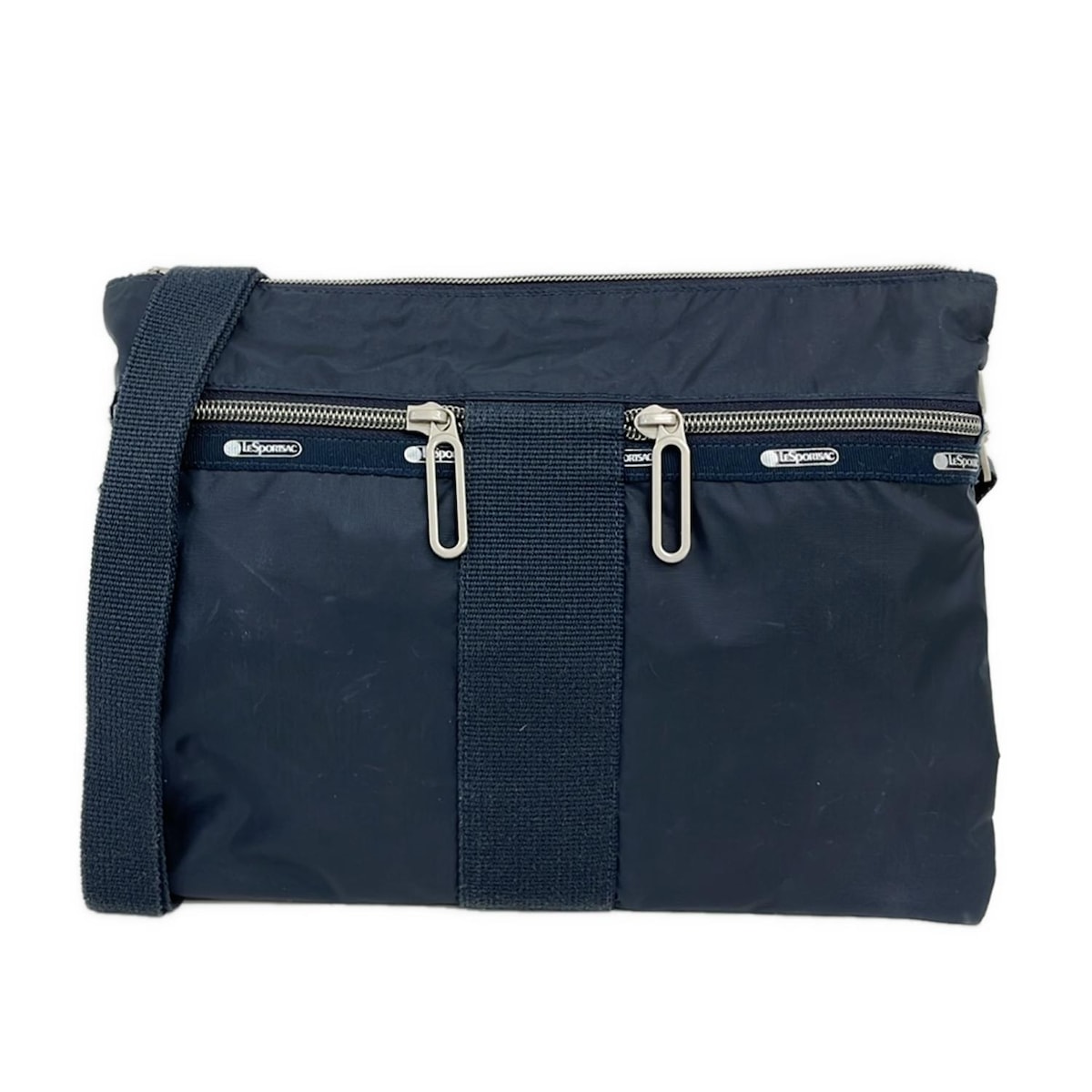 【新着】【中古】LESPORTSAC(レスポートサック) ショルダーバッグ ダークネイビー