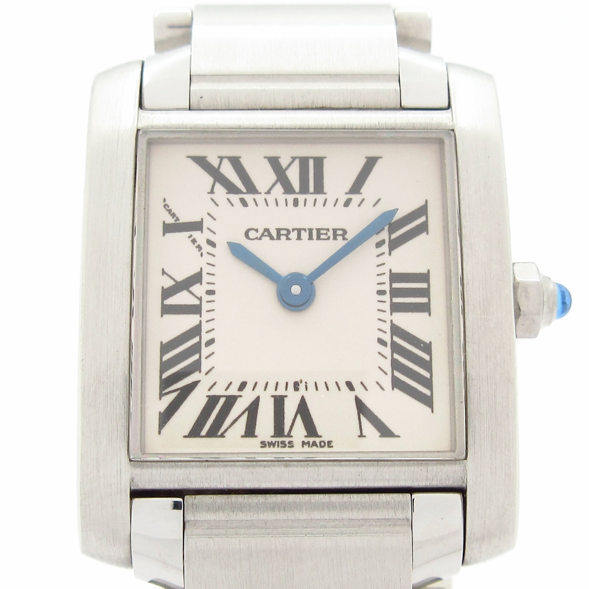 【新着】【中古】Cartier(カルティエ) タンクフランセーズSM 腕時計 アイボリー