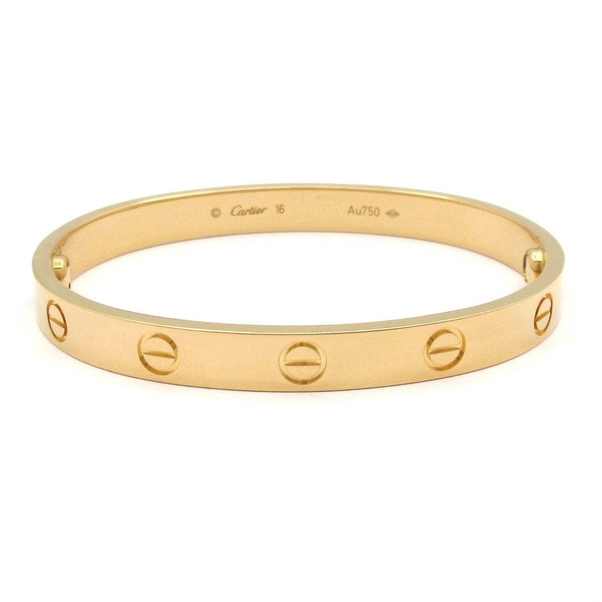 【新着】【中古】Cartier(カルティエ) ラブブレス バングル 新型/2021.01購入 K18YG|ブランディア 店